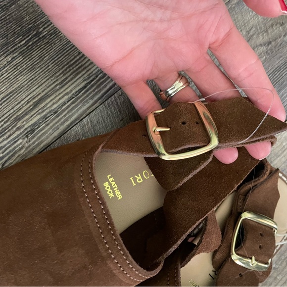 Brown Suede Sandals - Picture 2 of 5